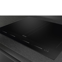 Индукционная варочная поверхность Smeg sim1644d, 60 см, 4 конфорки, автоматическое отключение, 9 уровней мощности