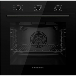 Встраиваемый духовой шкаф KUPPERSBERG HO 603 B, 80 л, 8 режимов, 275°C, черный, дисплей, таймер.