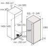 Встраиваемый морозильный шкаф ASKO 743671 - 140 см, 151 л, NoFrost, LED, электронное управление, телескопические направляющие