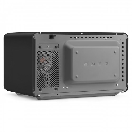 Микроволновая печь SMEG 29 л, 900 Вт, гриль, 18 программ, черная - купить в интернет-магазине