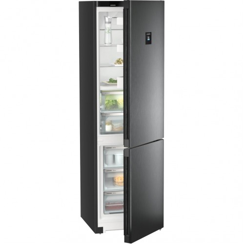 Холодильник LIEBHERR с BioFresh и NoFrost, 201.5 см, A++, двери BlackSteel, 5 контейнеров, дисплей на двери