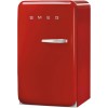 Холодильник SMEG/ Холодильник SMEG, ВхШхГ 970х545х659 мм, отдельностоящий, стиль 50-х, однокамерный, внутренняя морозильная камера, объем 122 л, стандартный компрессор, энергоэффективность D, цвет красный