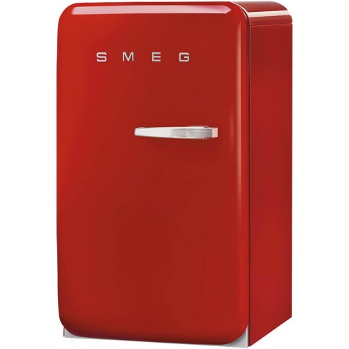 Холодильник SMEG/ Холодильник SMEG, ВхШхГ 970х545х659 мм, отдельностоящий, стиль 50-х, однокамерный, внутренняя морозильная камера, объем 122 л, стандартный компрессор, энергоэффективность D, цвет красный