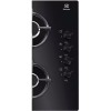 H1: Встраиваемая газовая варочная поверхность ELECTROLUX на закаленном стекле, 7650 Вт, с автоматическим электроподжигом и газ-контролем, размеры 58x51 см