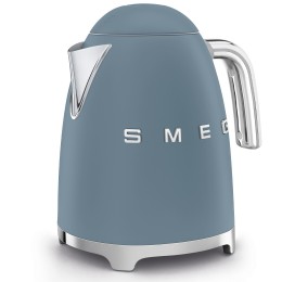 Чайник SMEG klf03sbmeu, 1.7 л, 2400 Вт, нержавеющая сталь, стиль 50-х, синий шторм