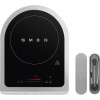 Настольная индукционная плита Smeg 1 зона, 1.45/2.1 кВт, сенсорное управление, таймер, черный матовый