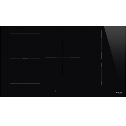 Встраиваемая индукционная варочная панель SMEG 90 см с Multizone и ультранизким профилем, черная
