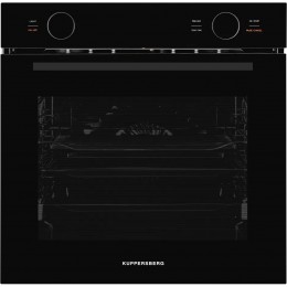 Встраиваемый духовой шкаф Kuppersberg HT 612 Black, 72 л, 12 режимов, А+, гидролизная очистка.