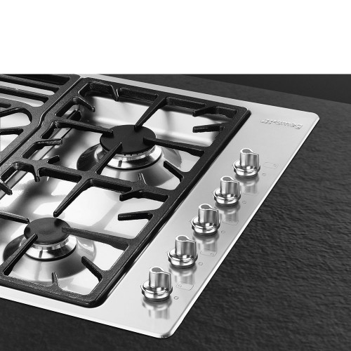 Встраиваемые газовые панели SMEG/ Газ, Газовая варочная панель, 87 см,нержавеющая сталь/ фурнитура Linea и Classica в комплекте