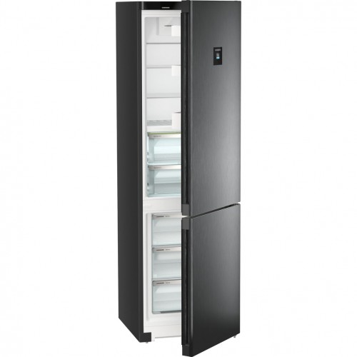 Холодильник LIEBHERR с BioFresh и NoFrost, 201.5 см, A++, двери BlackSteel, 5 контейнеров, дисплей на двери