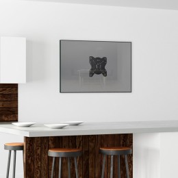 Кронштейн ONKRON M1S black 17-43'' фиксированный, VESA до 200x200 мм, от стены 16 мм, макс вес 35 кг