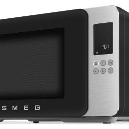 Микроволновая печь SMEG MOC01BLMEU, 29 л, 900 Вт, 4 функции, гриль, 18 программ, черная
