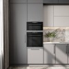 Встраиваемая микроволновая печь Korting с грилем, 34 л, сенсорное управление Full TouchControl, LED дисплей Cold White, 5 уровней мощности