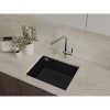 RIVELATO Мойка STRIA, 1-чаша, общий размер 560*435 мм, монтаж: подстольный, материал: Granoceramic, цвет: черный