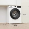 Стиральная машина Gorenje/ Стиральная машина Gorenje, отдельностоящая, ВхШхГ 85х60х54 см, цифровой дисплей, поворотное/сенсорное управление, загрузка 8 кг, 1400 об/мин, 15 программ, инверторный мотор, пар, Wi-Fi, цвет белый