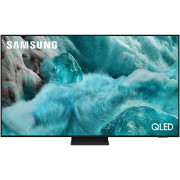 Телевизор ЖК 65'' Samsung/ 65", QLED, Ultra HD, Tizen Smart TV, HDR10+, Wi-Fi, Voice, DVB-T2/C/S2, Bluetooth, CI+(1.4), 20W, OTS Lite, 3HDMI, 2USB, Black 2025