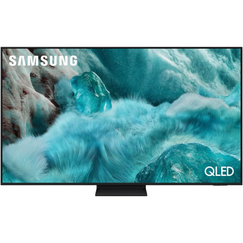 Телевизор ЖК 65'' Samsung/ 65", QLED, Ultra HD, Tizen Smart TV, HDR10+, Wi-Fi, Voice, DVB-T2/C/S2, Bluetooth, CI+(1.4), 20W, OTS Lite, 3HDMI, 2USB, Black 2025