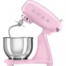Планетарный миксер SMEG SMF05PKEU, 1000 Вт, 4.8 л, 10 скоростей, розовый