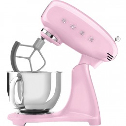 Планетарный миксер SMEG SMF05PKEU, 1000 Вт, 4.8 л, 10 скоростей, розовый