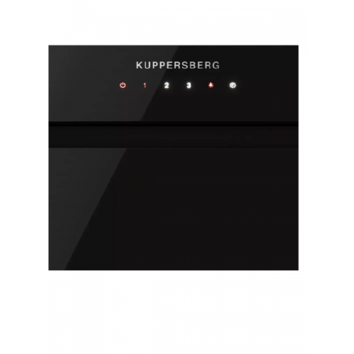 Встраиваемая вытяжка KUPPERSBERG High-Tech 60 см с таймером, периметральным всасыванием и сенсорным управлением - 780 м³/ч, 3 скорости + турбо режим