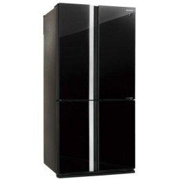 Холодильник Sharp sjgx98pbk, 183x89.2x77.1 см, 605 л, No Frost, инверторный, ионизация, быстрое замораживание, LED, льдогенератор