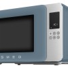 Микроволновая печь SMEG, отдельностоящая, объем 29 л, 4 функции приготовления, гриль, 18 автоматических программ, быстрый старт, размораживание, мощность 900 Вт, 5 уровней мощности, инвертер + поворотный стол, цвет синий шторм