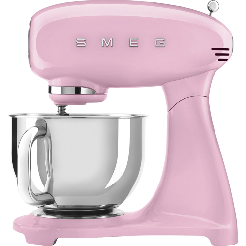 Планетарный миксер SMEG 50-х годов, 1000 Вт, 4.8 л, 10 скоростей, розовый