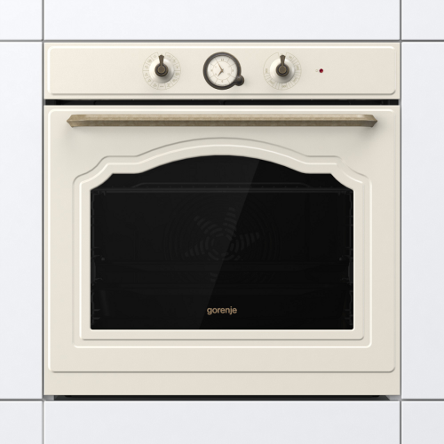 Духовой шкаф Gorenje Classico 77 л с механическим управлением, термослоем и телескопическими направляющими