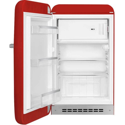 Холодильник SMEG/ Холодильник SMEG, ВхШхГ 970х545х659 мм, отдельностоящий, стиль 50-х, однокамерный, внутренняя морозильная камера, объем 122 л, стандартный компрессор, энергоэффективность D, цвет красный