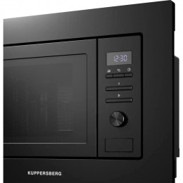 Встраиваемая микроволновая печь Kuppersberg HMW 621 B, 20 л, 800 Вт, гриль, 8 программ, черная