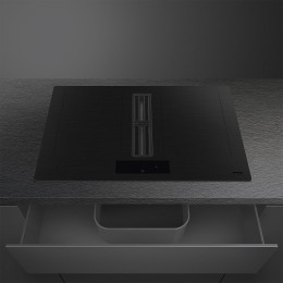 Варочная поверхность Smeg HOBD382MB2, 83 см, индукция, 4 зоны, слайдерное управление, 9 уровней мощности