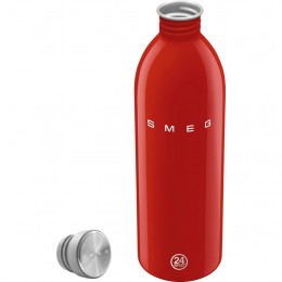 Термобутылка SMEG, стиль 50-х г.г., объем 1000 мл, цвет красный