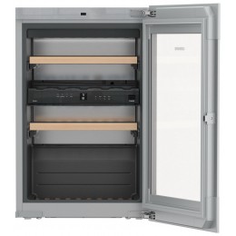Винные шкафы LIEBHERR/ Винный шкаф LIEBHERR, высота ниши 88см, ВхШхГ 906х595х572 мм, TipOpen, черный цвет периметра стеклопакета