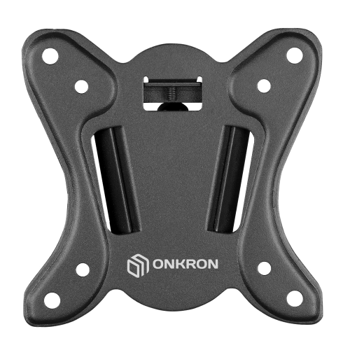 Кронштейн ONKRON 10-32 с максимальным креплением 100x100, наклон 0º, поворот 0º, до 20 кг, черный