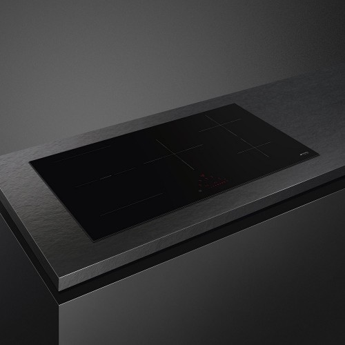 Встраиваемая индукционная варочная панель SMEG 90 см с Multizone и ультранизким профилем, черная