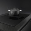 Варочная поверхность Smeg с встроенной вытяжкой, 83 см, индукция, 4 зоны нагрева, слайдерное управление
