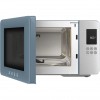 Микроволновая печь SMEG, отдельностоящая, объем 29 л, 4 функции приготовления, гриль, 18 автоматических программ, быстрый старт, размораживание, мощность 900 Вт, 5 уровней мощности, инвертер + поворотный стол, цвет синий шторм