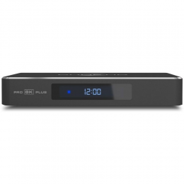 Медиаплеер/ Mediaplayer Dune HD Pro 8K Plus: 8K/60 Hz/Dolby Vision/HDR10+/HDR, CPU Amlogic S9284-K/J, RAM 8 Gb, Flash 64 Gb, 1xUSB3.0, 1xUSB2.0, LAN 1000Mb/s, WiFi 802.11ax, BT 5.2, HDMI 2.1a, S/PDIF, Audio Out miniJack, BT+Voice Remote Control, Android 1