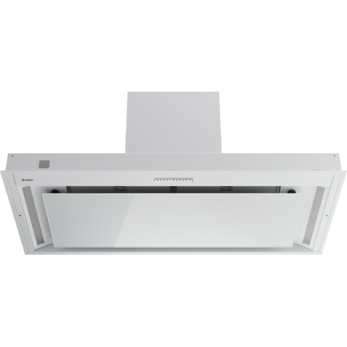 Встраиваемая вытяжка ASKO 743261 - 86 см, 5 скоростей, 713 м³/ч, Wi-Fi, LED подсветка, белая, А++