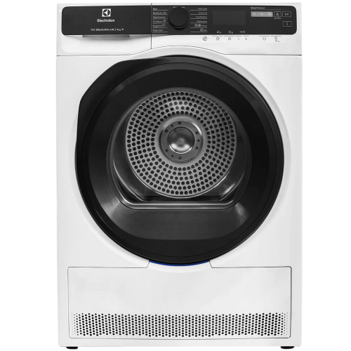 Сушильный барабан ELECTROLUX с тепловым насосом, 9 кг, 12 программ, инверторный мотор, белый, глубина 63.8 см