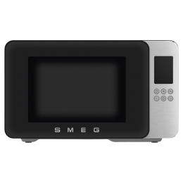 Микроволновая печь SMEG MOC01BLMEU, 29 л, 900 Вт, 4 функции, гриль, 18 программ, черная