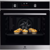 Встраиваемая электрическая духовка ELECTROLUX с конвекцией, 72 л, 10 режимов, автопрограммы, пиролитическая очистка, 3 стекла, телескопические направляющие