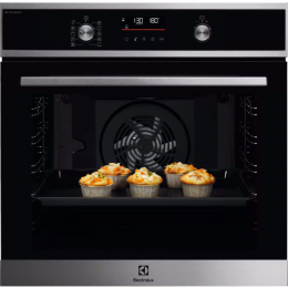 Электрический духовой шкаф Electrolux EOD6P66WX, 72 л, 10 режимов, конвекция, пар, пиролитическая очистка, 3 стекла.