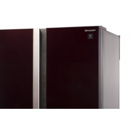 Холодильник Sharp sjgx98prd, 4-дверный, 605л, No Frost, инверторный компрессор, ионизация воздуха, быстрое замораживание.
