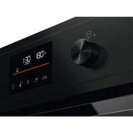 Электрический духовой шкаф ELECTROLUX EOD4P57H, 72 л, конвекция, пар, автопрограммы, пиролитическая очистка, 3 стекла, телескопические направляющие.