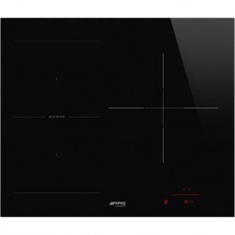 Варочная поверхность Smeg SI1M5633D1, 60 см, индукция, 3 зоны, Multizone, 17 уровней мощности, таймер, черный