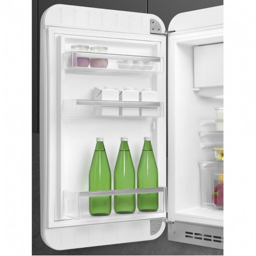 Холодильник SMEG 970x545x659 мм, однокамерный с морозильной камерой, стиль 50-х, белый, объем 122 л, энергоэффективность D
