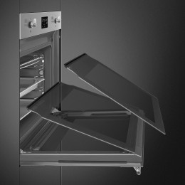 Встраиваемый духовой шкаф SMEG SO6302S3PX, 60 см, нержавеющая сталь, 12 функций, пароварка.