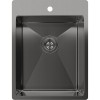 Rivelato Rinox 3850 PVD black Мойка нерж.сталь 1 чаша 380*500*200 мм, монтаж: врезной, материал: нержавеющая сталь, цвет: черный
