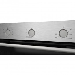 Духовой шкаф Kuppersberg HO 603 BX, 80 л, 8 режимов, 275°C, поворотное управление, дисплей, таймер, черное стекло/нержавеющая сталь.